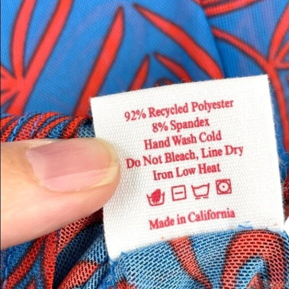 NEW Lisa Says Gah Alex Meshed Tee in Wild Hearts Blue Size S (Urban Outfitters) - Picture 10 of 10